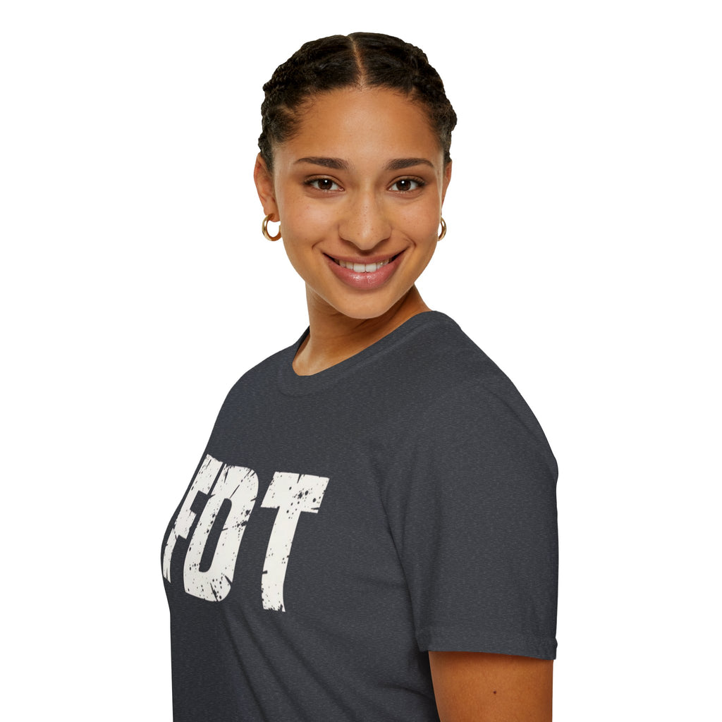FDT Political Protest Distressed Graphic T-Shirt
