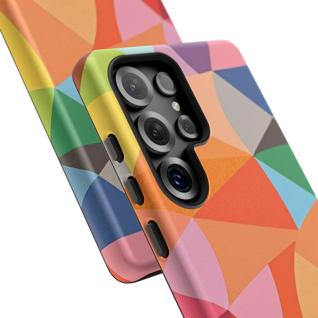 Colorful Geometric Tough Case for Android
