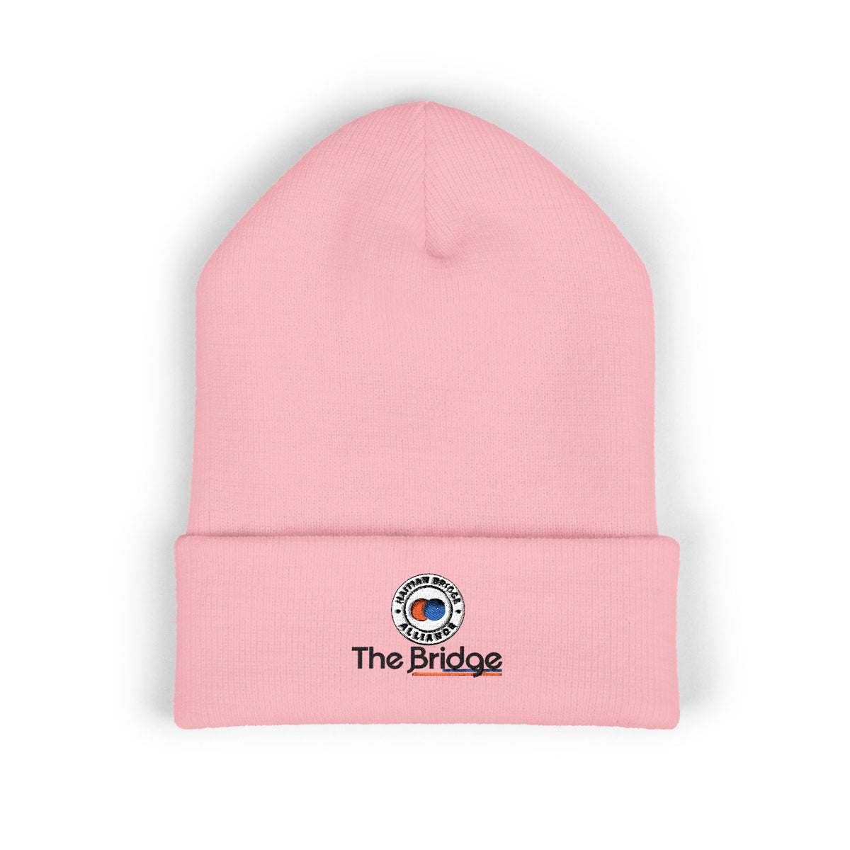 Embroidered Haitian Bridge Alliance Logo Cuffed Beanie — Warm Knit Winter Hat