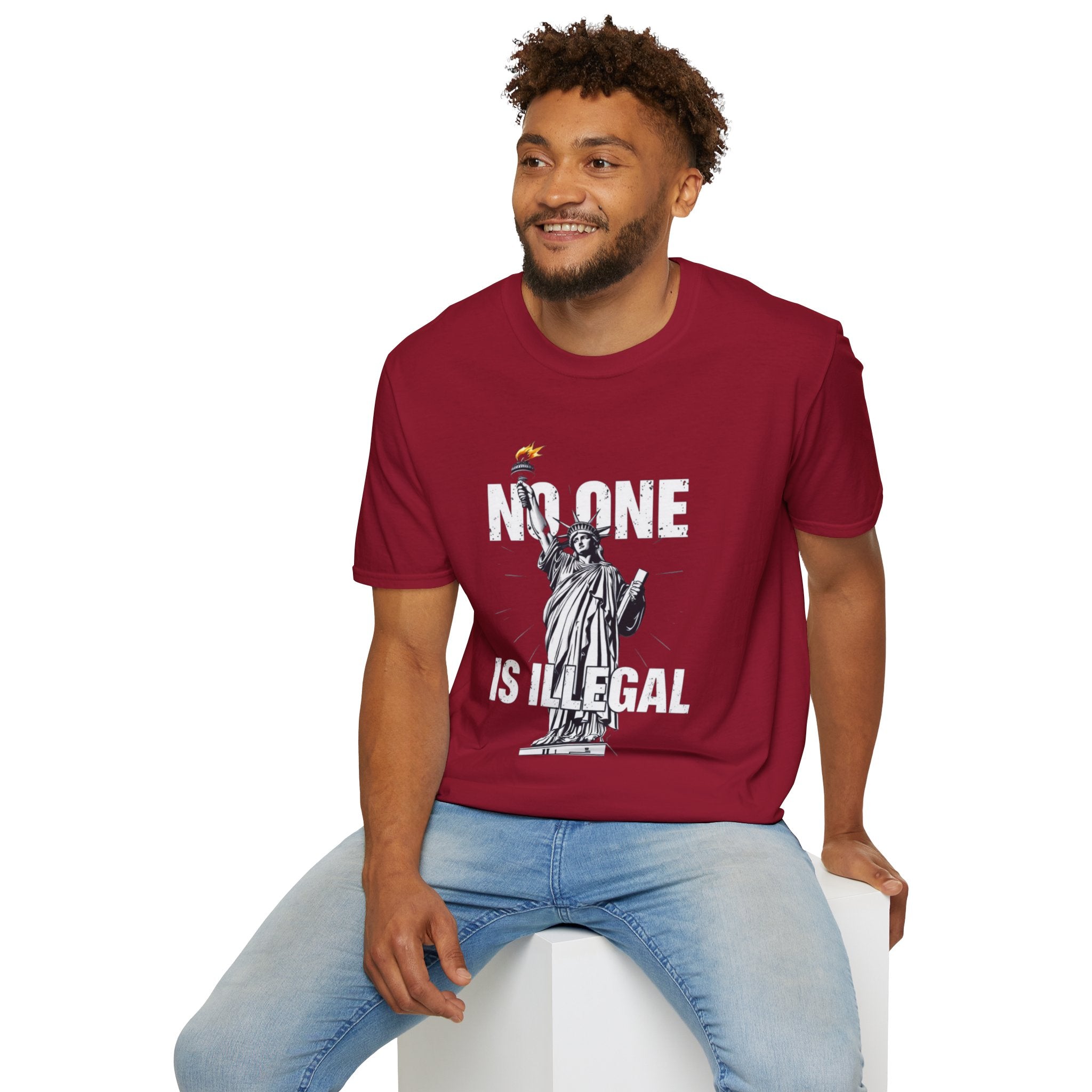 No One Is Illegal Graphic T-shirt
