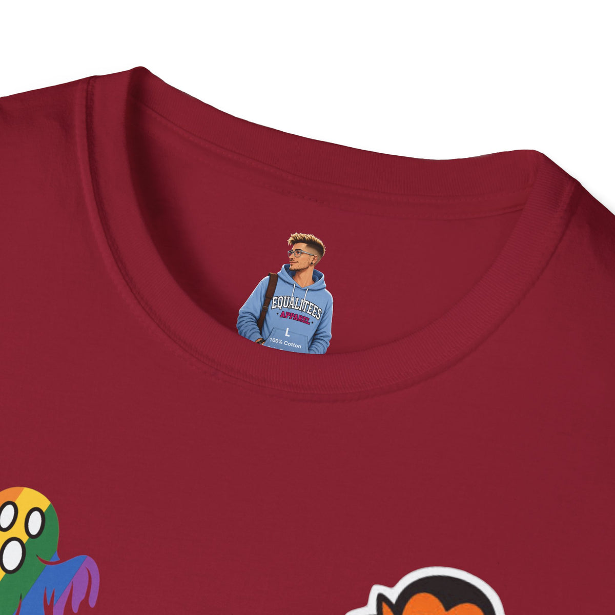 The Pride Tree Halloween T‑Shirt — Rainbow Ghosts, Pumpkins & Bat Graphic Tee