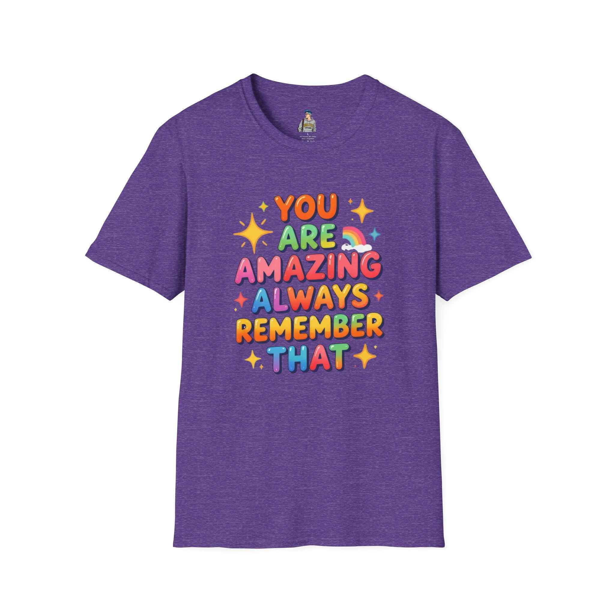 You Are Amazing T-Shirt — Colorful Inspirational Graphic Tee