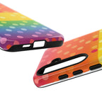 Rainbow Polka-Dot Tough Case for Android