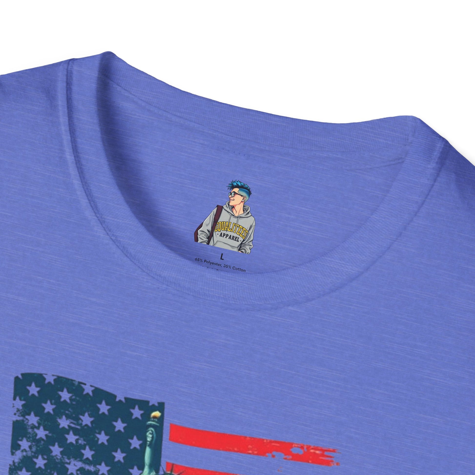 Unisex Softstyle T-Shirt - "Immigrants Make America Great" - Celebrate Diversity & Freedom
