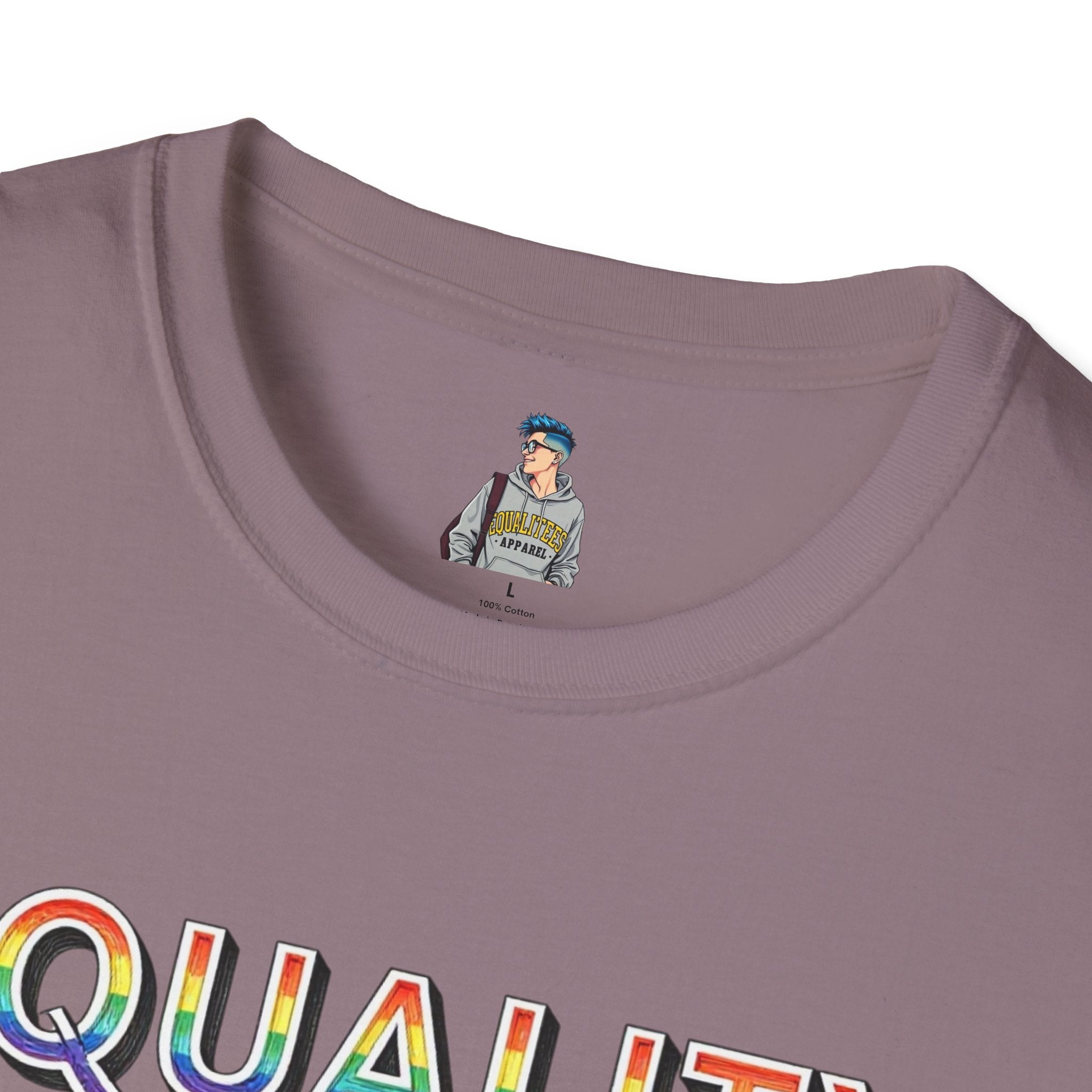 Equality is Greater Than Division T-Shirt — Rainbow Pride Graphic Tee