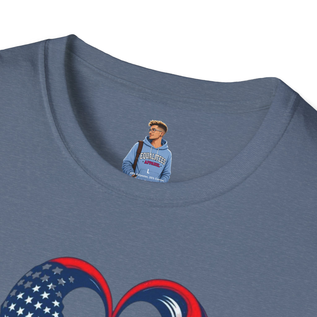 American Patriots Stand with Canada Unisex Softstyle T-Shirt