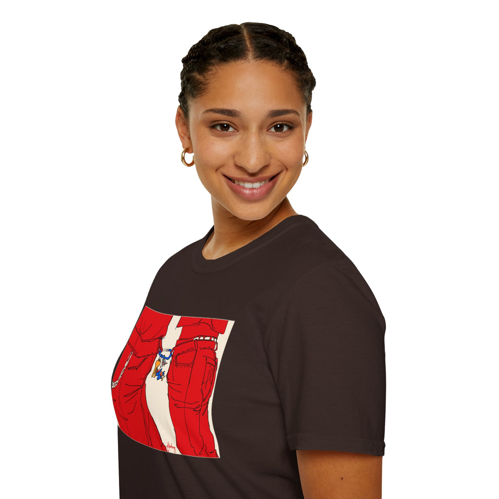 Red Jeans by Audrey Pride Tree Las Vegas T-Shirt