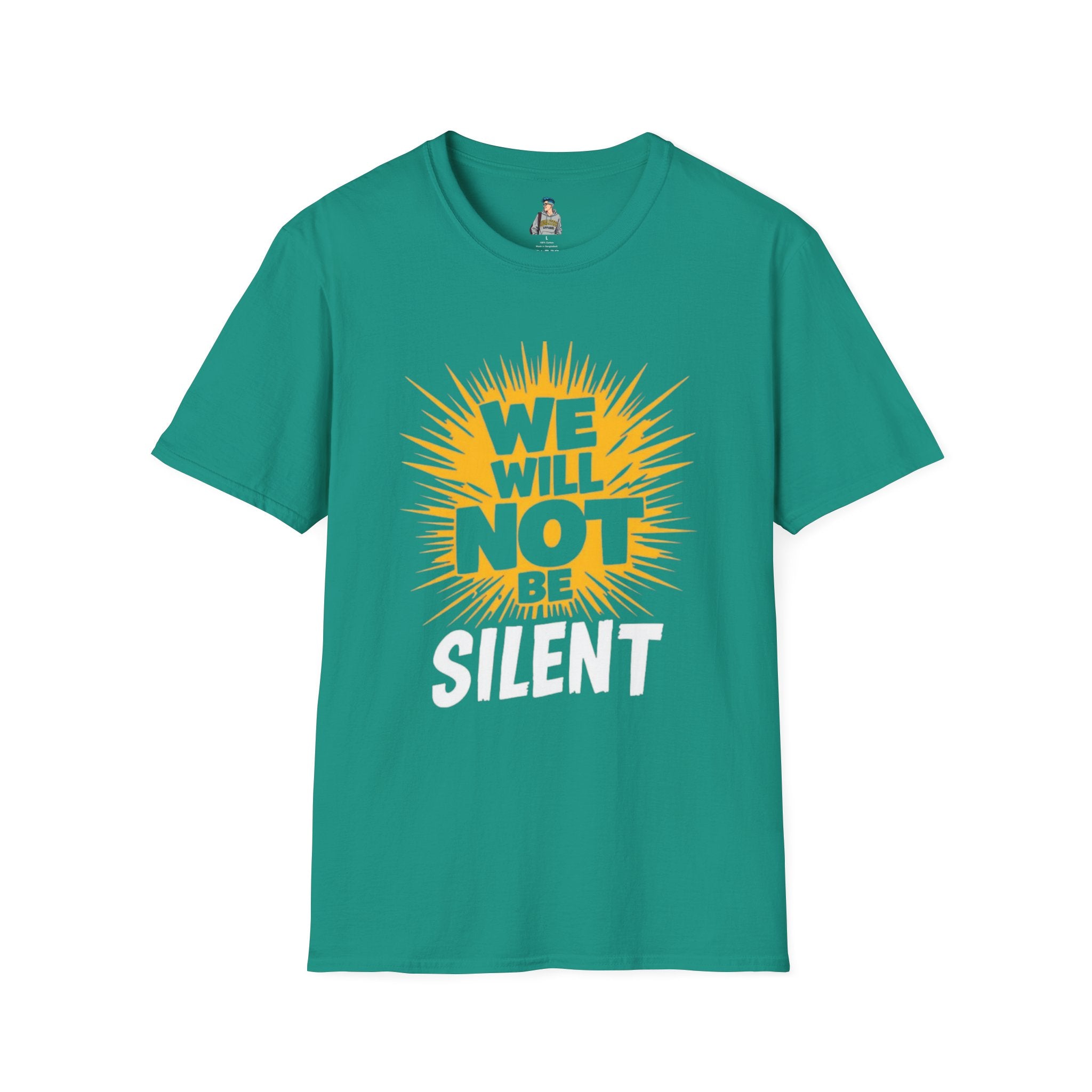 Empowerment Graphic Tee - We Will Not Be Silent | Unisex Softstyle T-Shirt