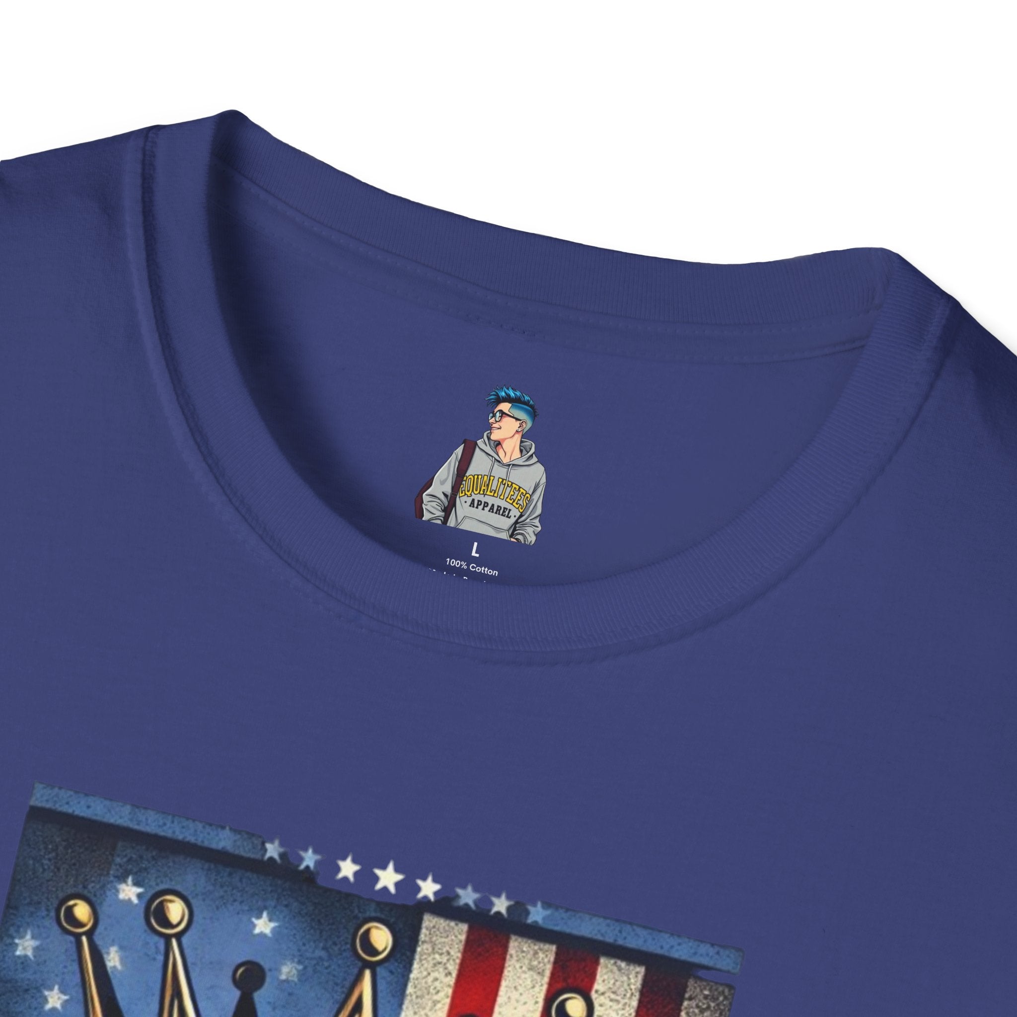 No Kings in America-Democracy Matters  Unisex Softstyle T-Shirt