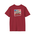 Keep Immigrants Deport Fascists Unisex Softstyle T-Shirt