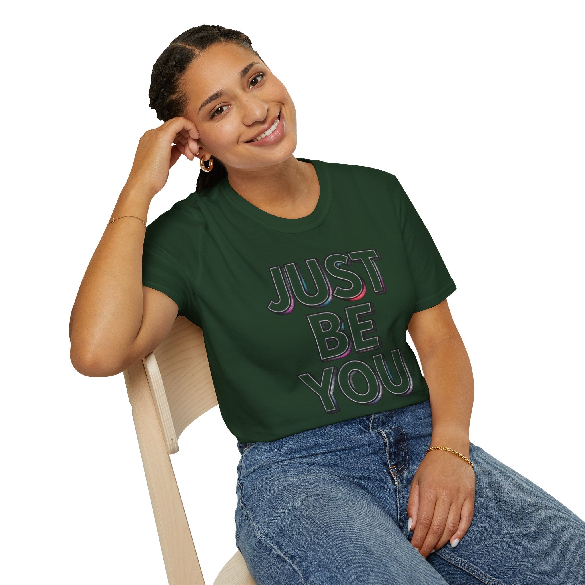 Just Be You T-Shirt — Inspirational Minimalist Graphic Tee