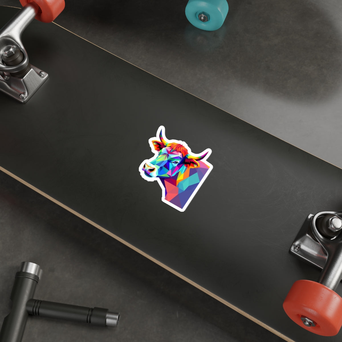 Die-Cut Stickers - Pride Bull