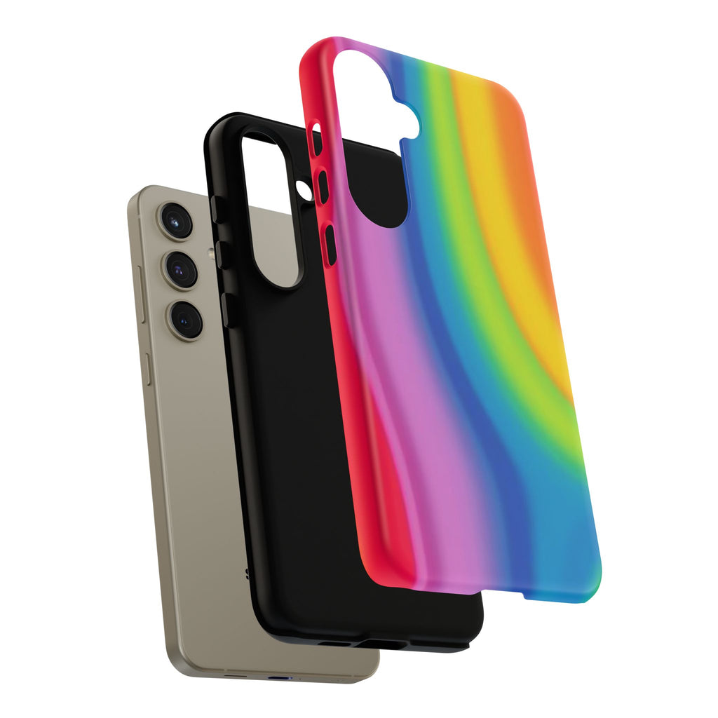 Rainbow Swirl Tough Case for Android