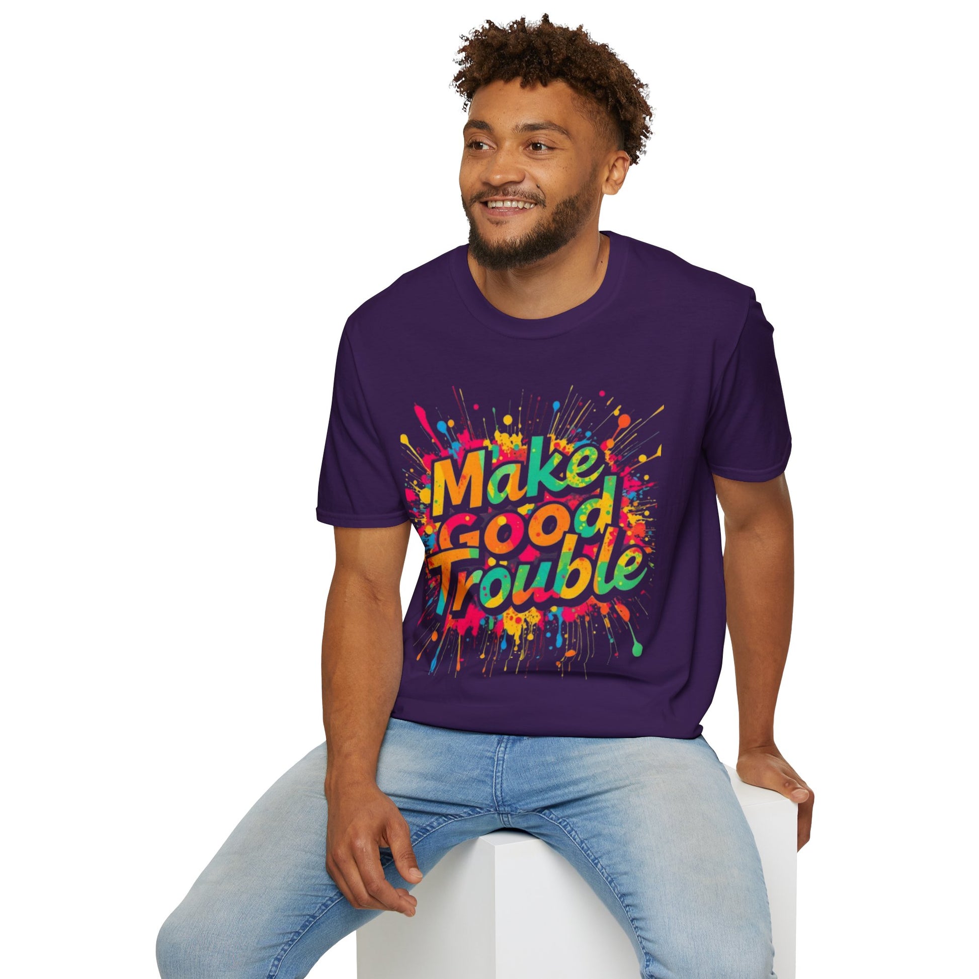 Color Splash, Make Good Trouble Tee