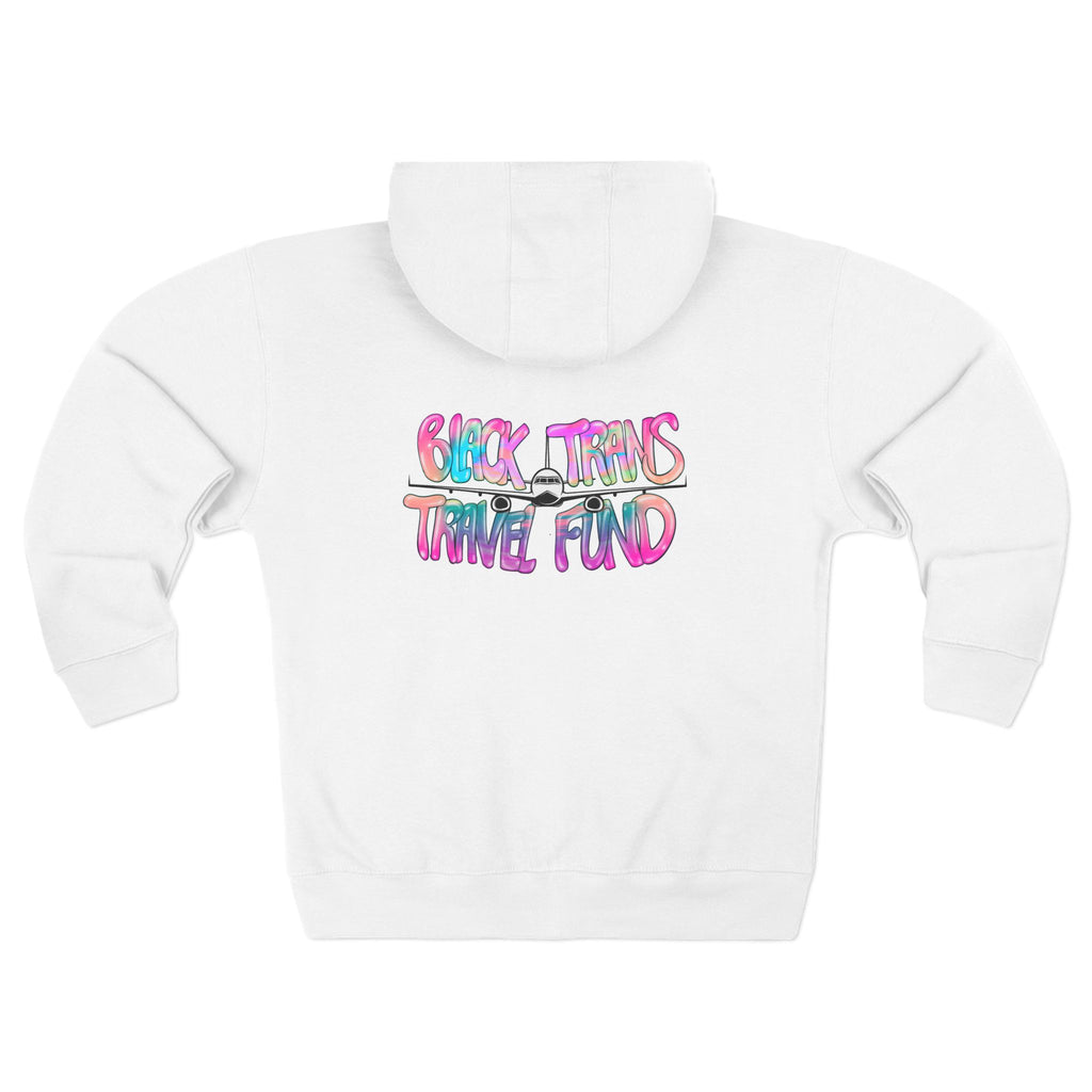 BTTF - Black Trans Travel Fund Unisex Zip-Up Hoodie
