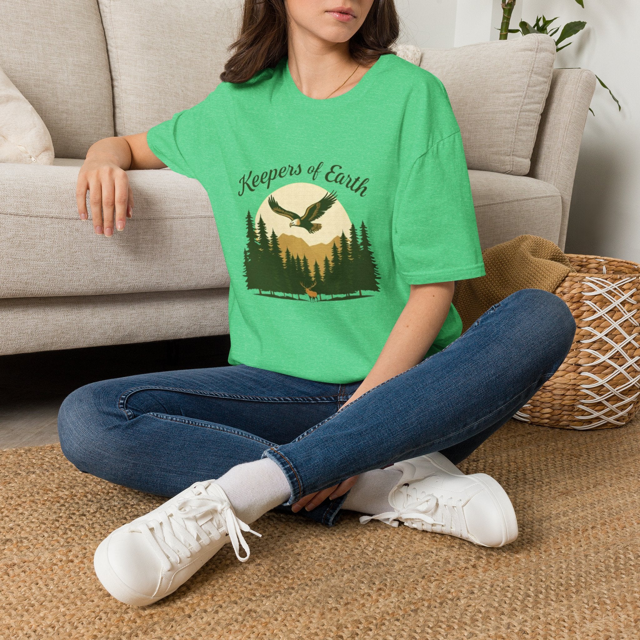 Keepers of the Earth Eagle and Elk T-shirt