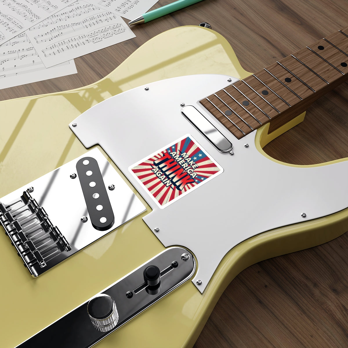 Die-Cut Stickers -  Make America Think Again