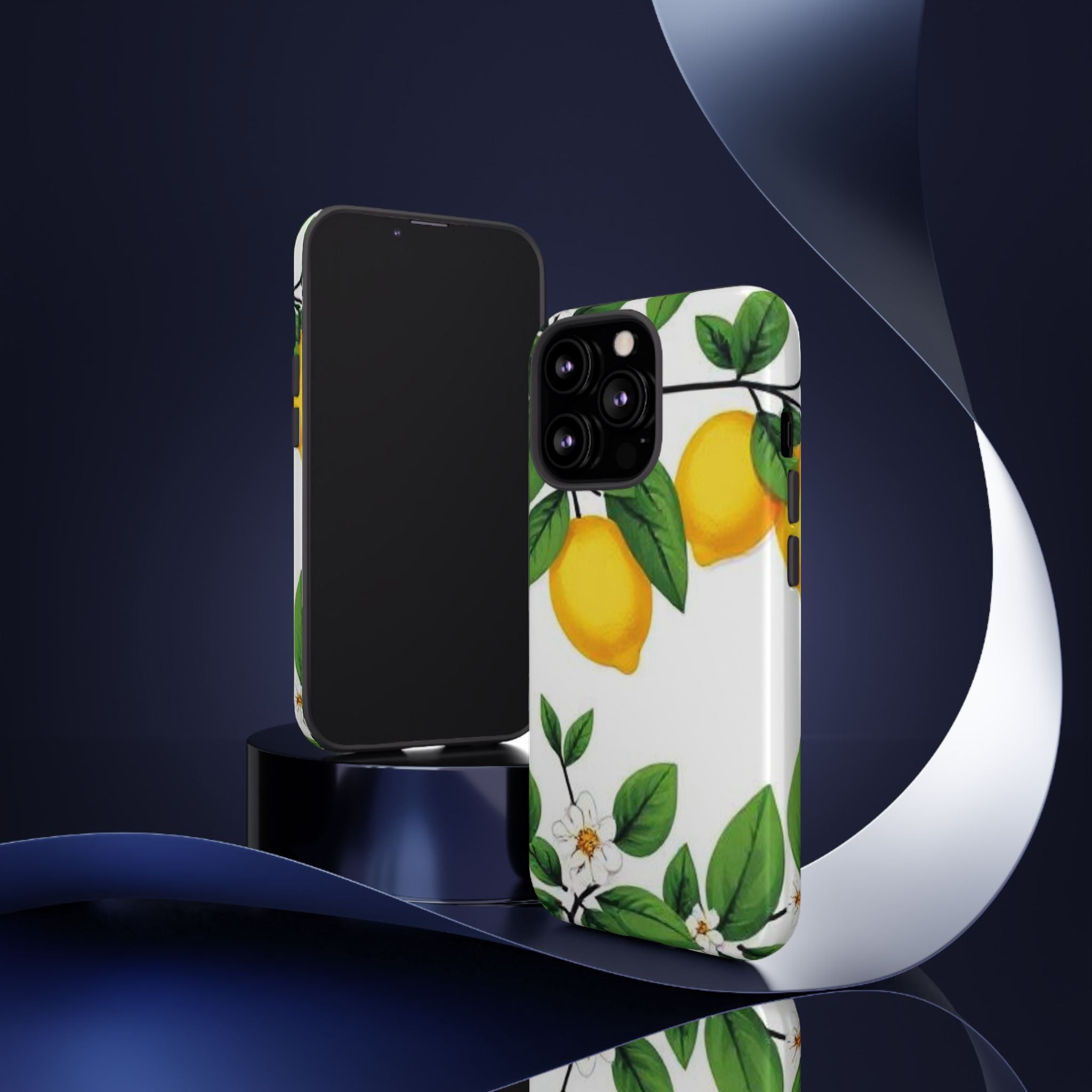 Lemon Blossom Tough Phone Case for iPhone