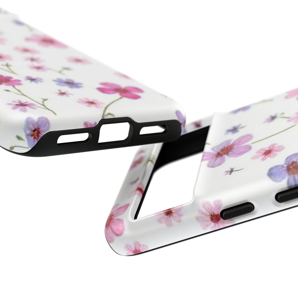Pink Wildflower Tough Case for Android