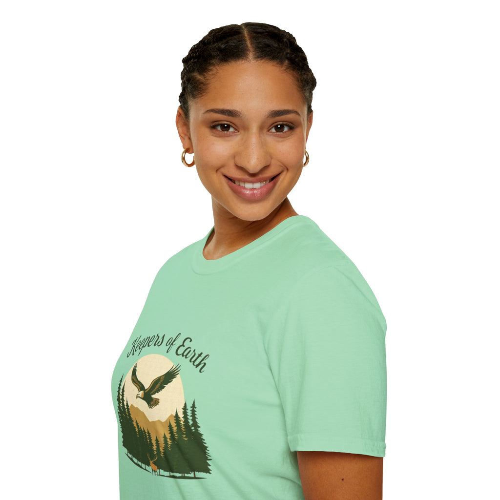 Keepers of the Earth Eagle and Elk T-shirt