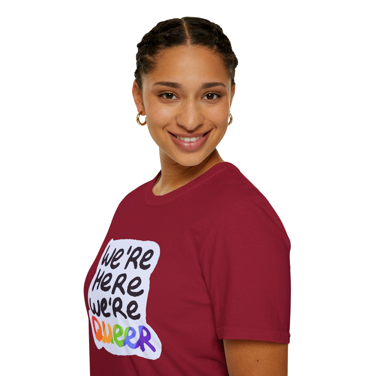 We’re Here We’re Queer Pride Tree Las Vegas T-Shirt