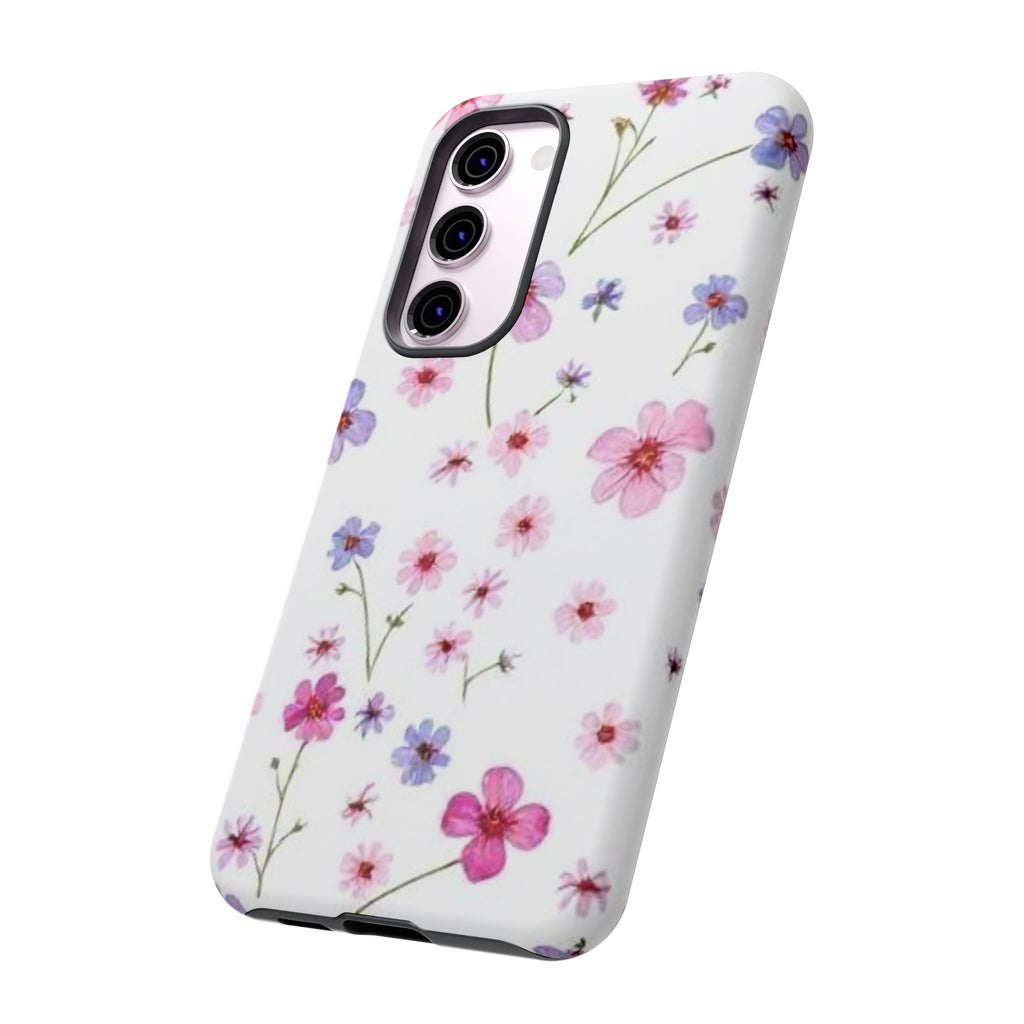 Pink Wildflower Tough Case for Android