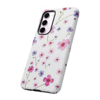 Pink Wildflower Tough Case for Android