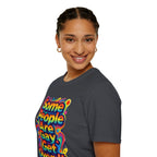 Some People Are Gay Get Over It T-Shirt — Rainbow Pride Statement Tee