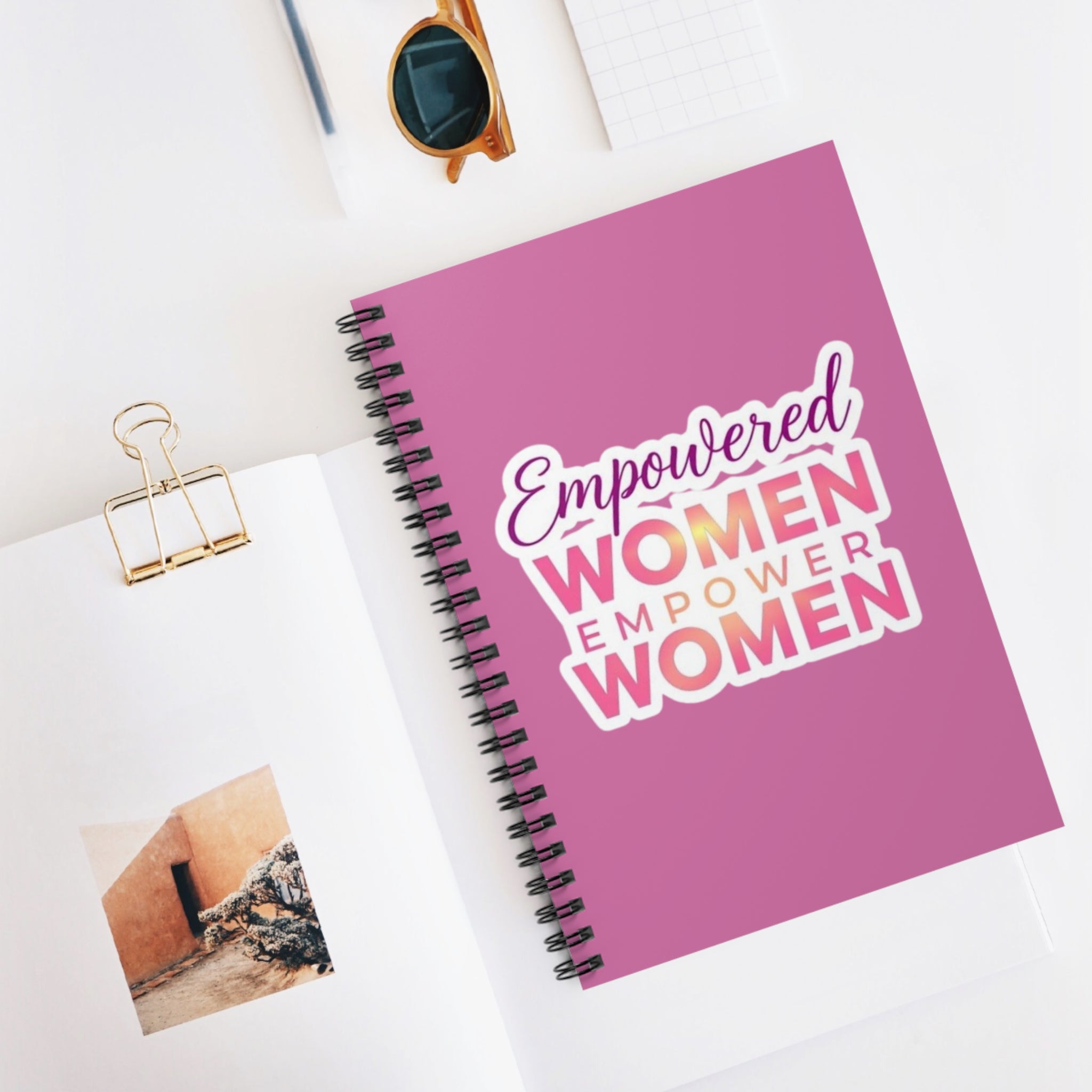 Empowered Women Spiral Notebook - Inspirational & Motivational Journal for Daily Notes