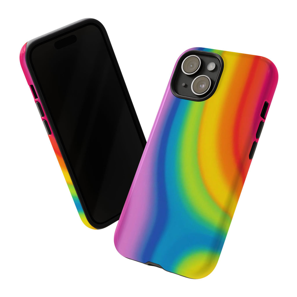 Rainbow Swirl Tough Phone Case for iPhone