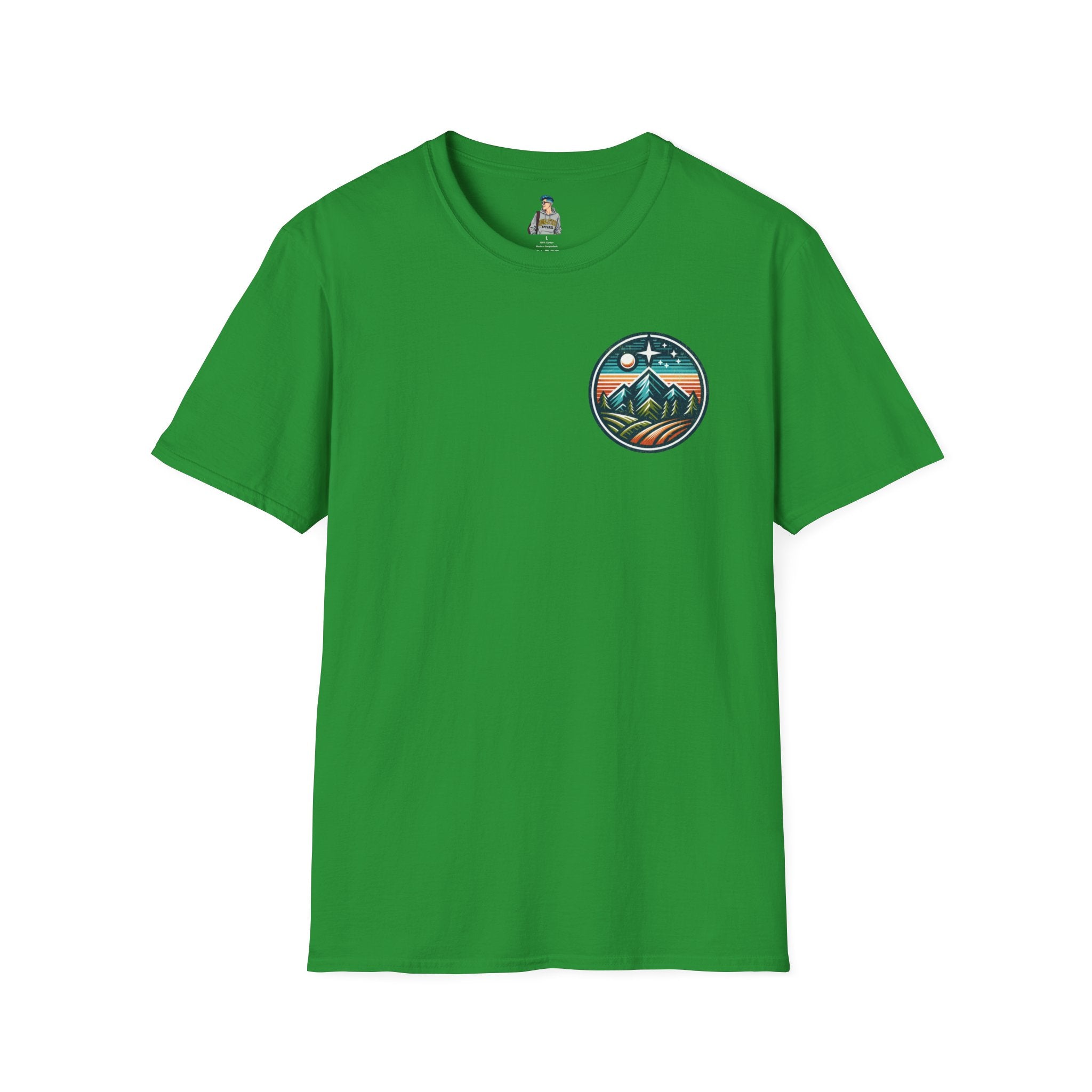 Outdoor Adventure Unisex Softstyle T-Shirt - "Listen to the Wild - Nature is My Religion" Design