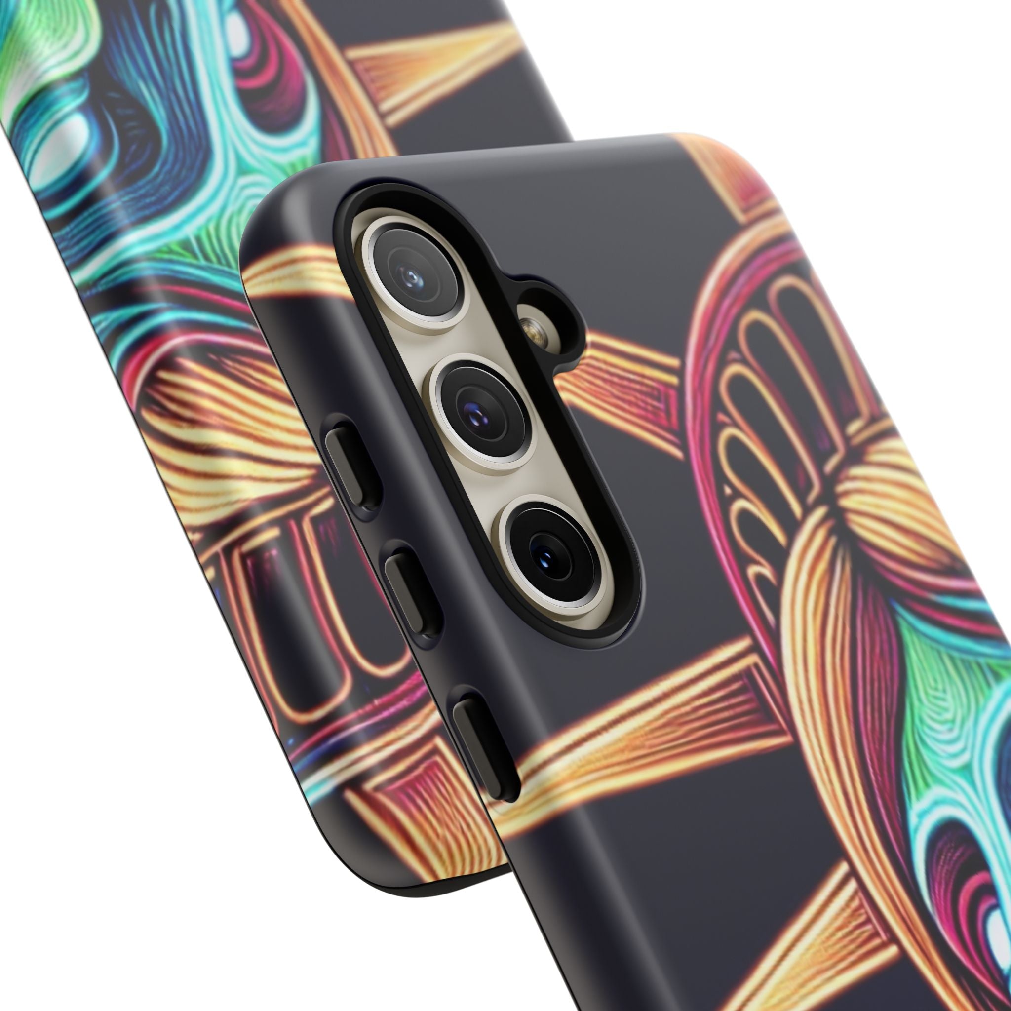 Statue of Liberty Neon Glowing Art Tough Case for Android & iPhone