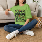 Juneteenth T-Shirt — "Happy Juneteenth" Floral Freedom Tee