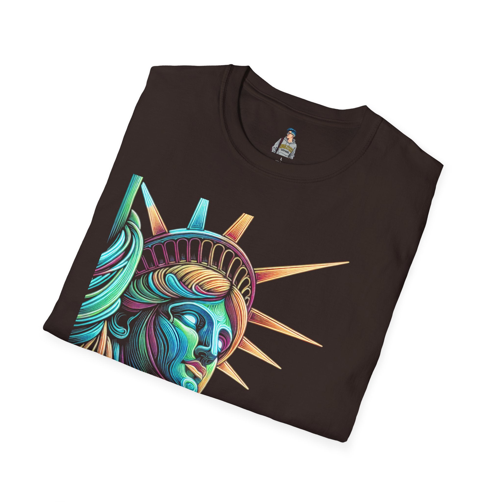 Lady Liberty - Softstyle Unisex T-Shirt