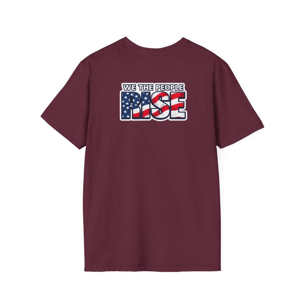 Patriotic Unisex T-Shirt - 50501 We The People Rise - American Flag Design