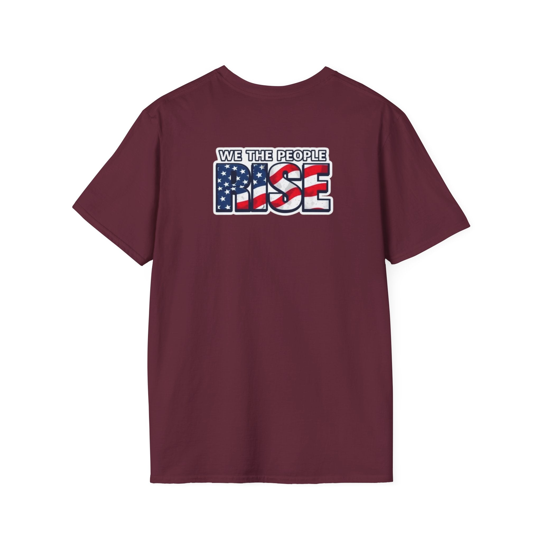 Patriotic Unisex T-Shirt - 50501 We The People Rise - American Flag Design