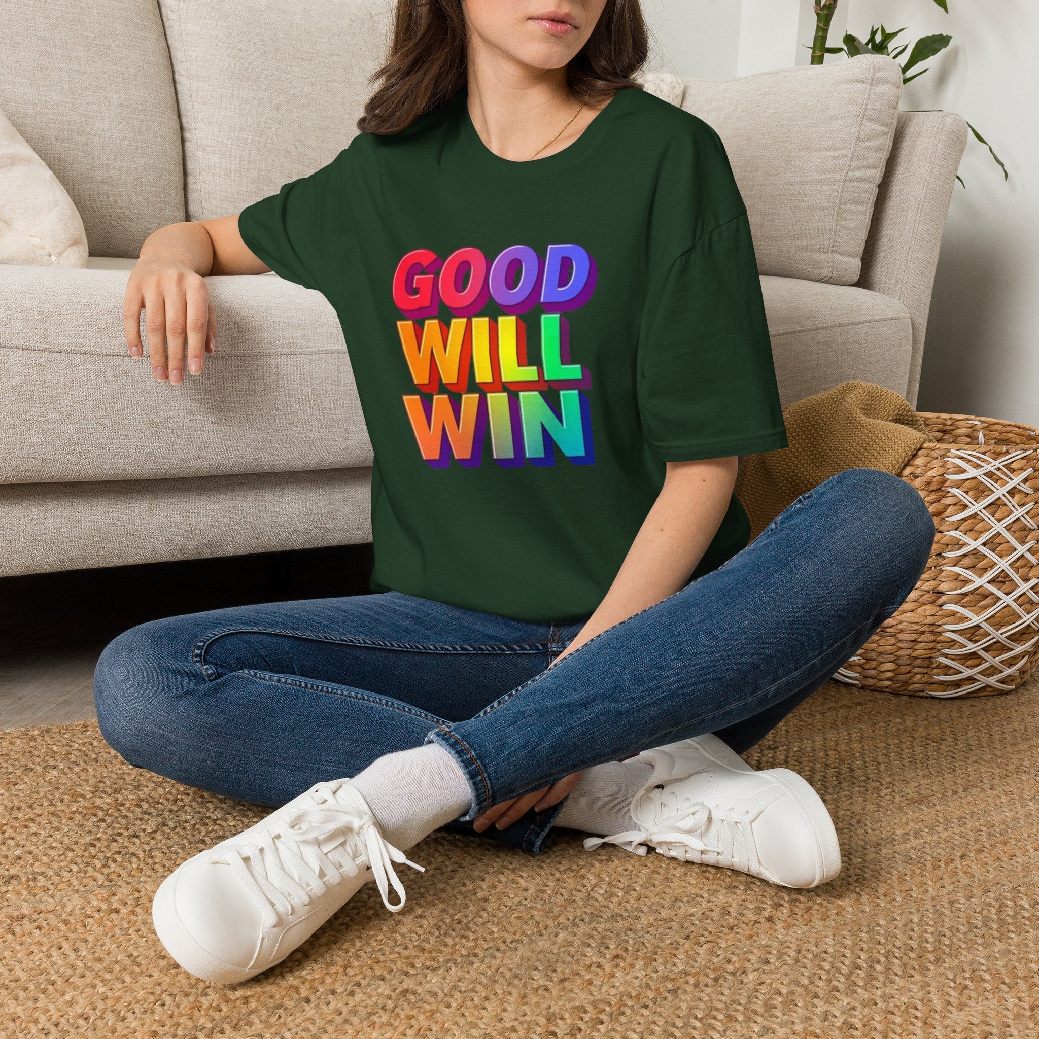 Rainbow Good Will Win T-shirt