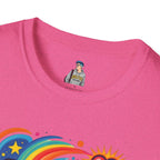 Love Is My Religion Retro Rainbow Graphic T-shirt