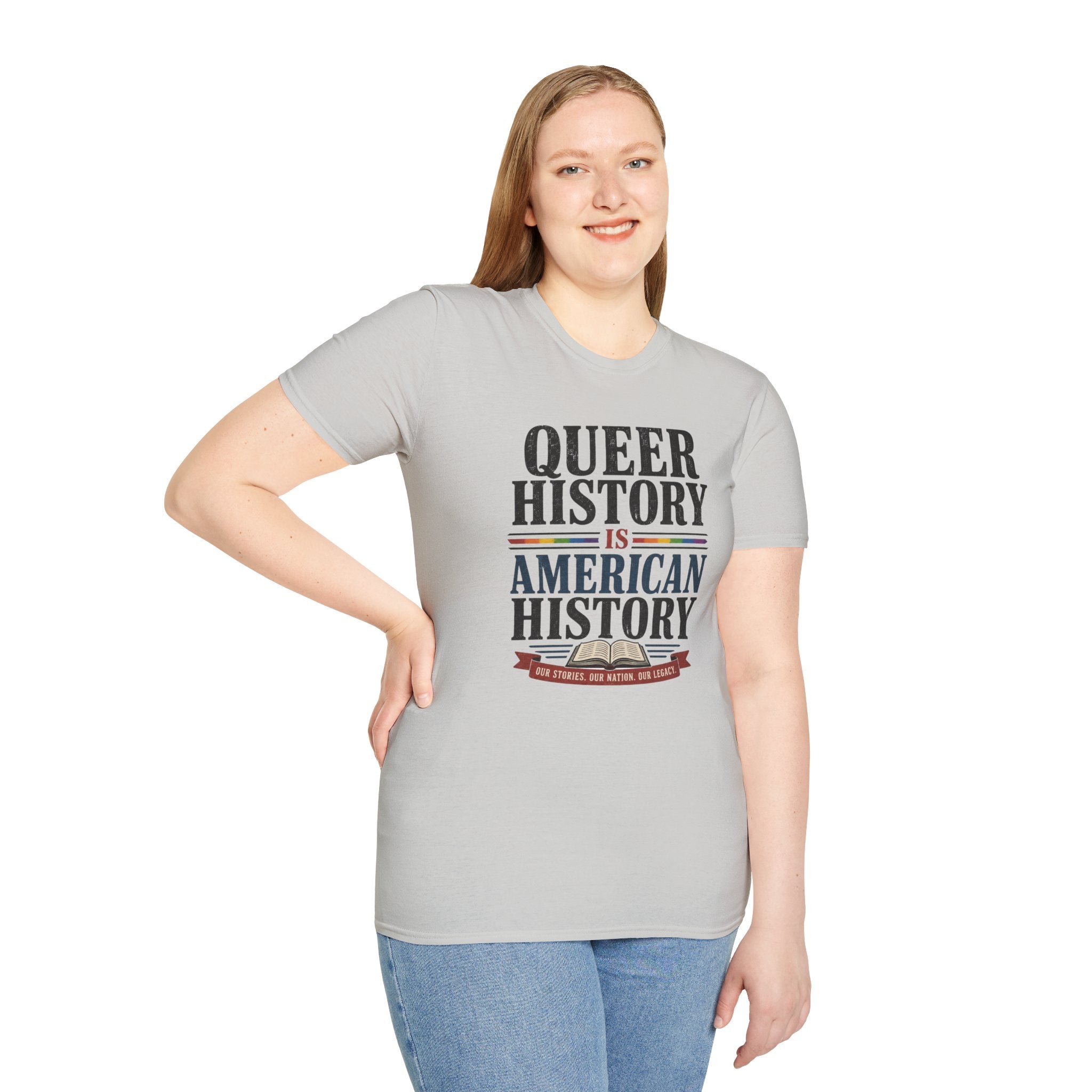 Queer History Is American — Graphic T-Shirt