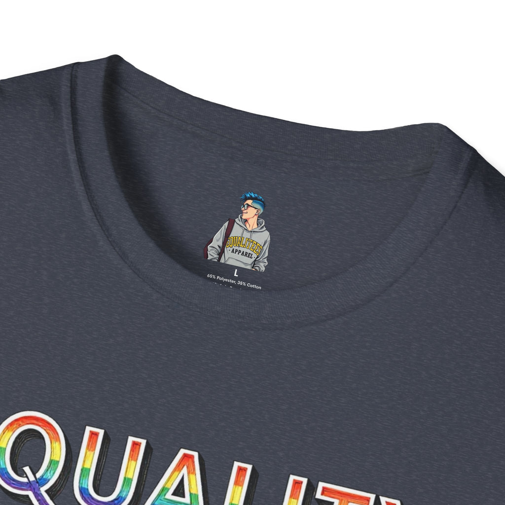 Equality is Greater Than Division T-Shirt — Rainbow Pride Graphic Tee