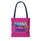 Trans Visibility Saves Lives Tote Bag