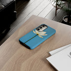 Open White Peace Lily Design Tough Case For Android & iPhone