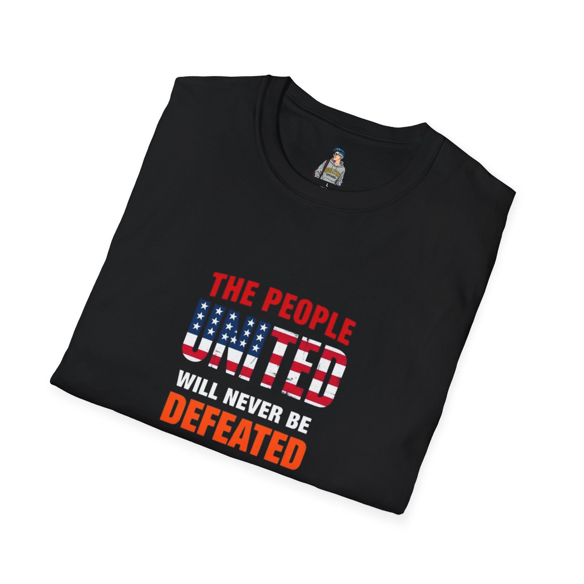 Unisex Softstyle T-Shirt - 'The People United' & 'MAGA Values Are NOT American Values' Graphic Tee