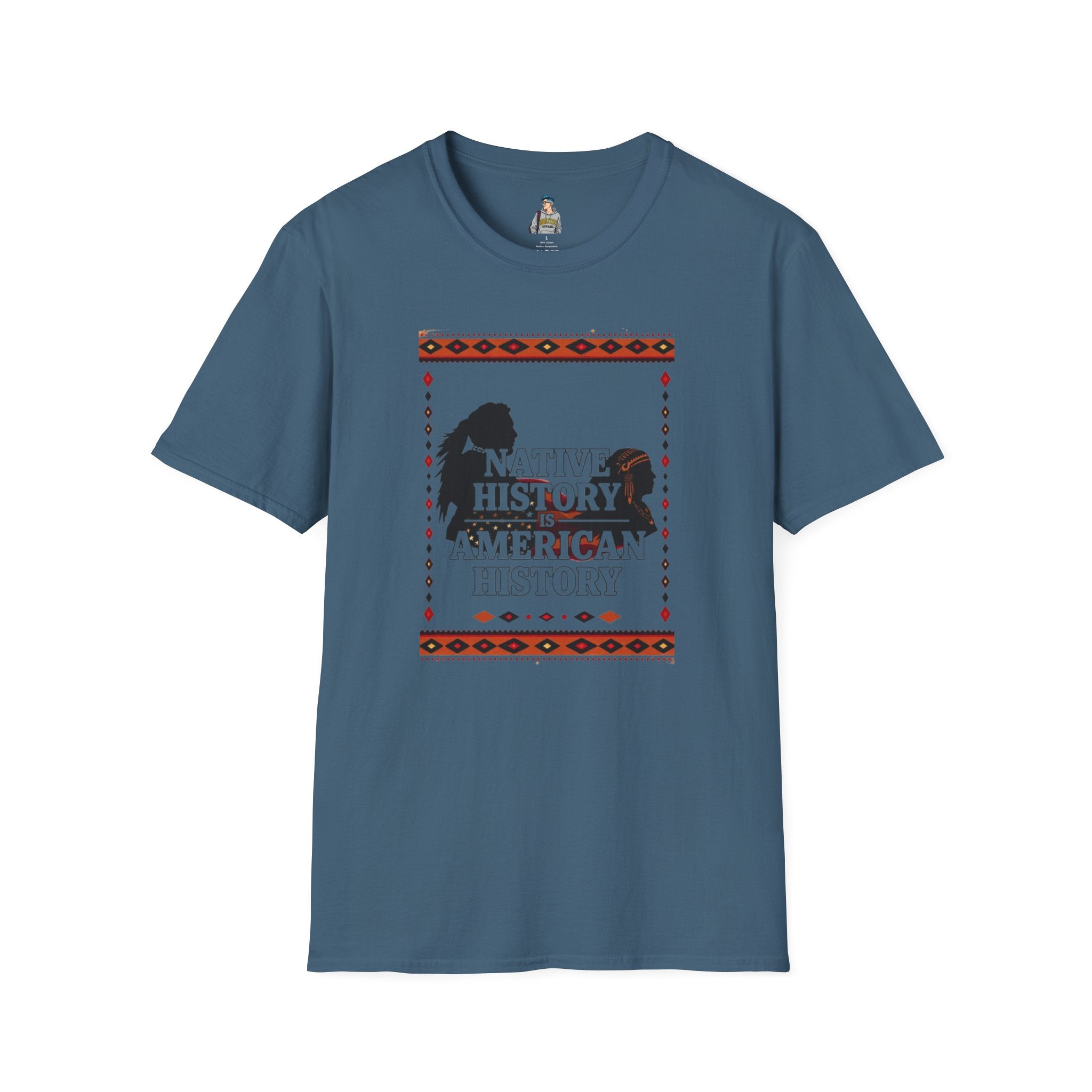 Native History is American History Unisex Softstyle T-Shirt | Cultural Awareness Tee