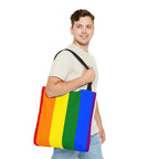 Rainbow Pride Flag Tote Bag