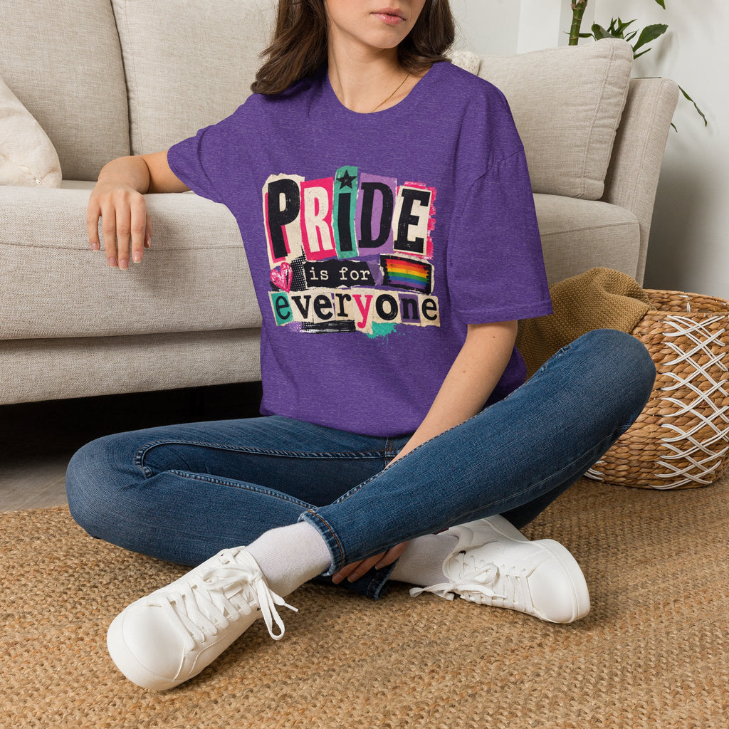 Pride Is for Everyone T-Shirt — Colorful LGBTQ+ Ally Tee