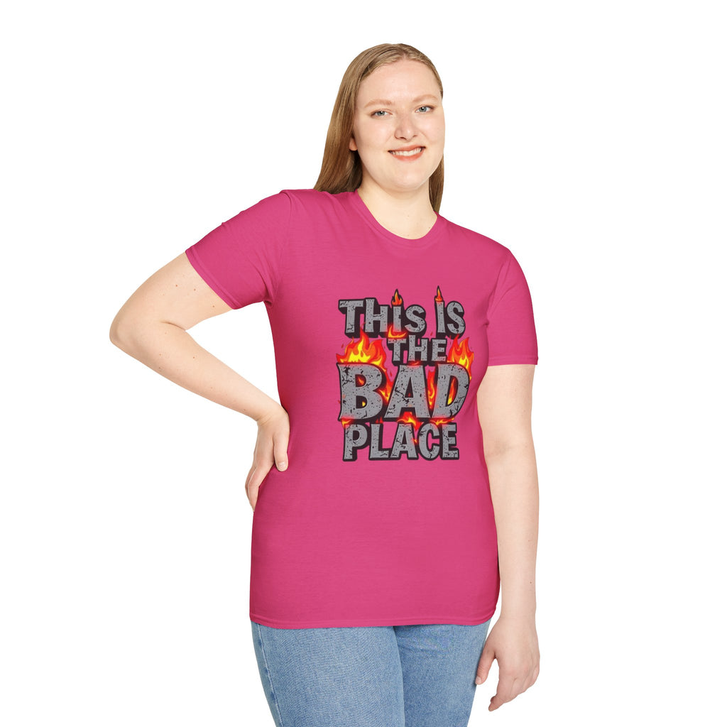 Funny Graphic T-Shirt: 'This is the Bad Place