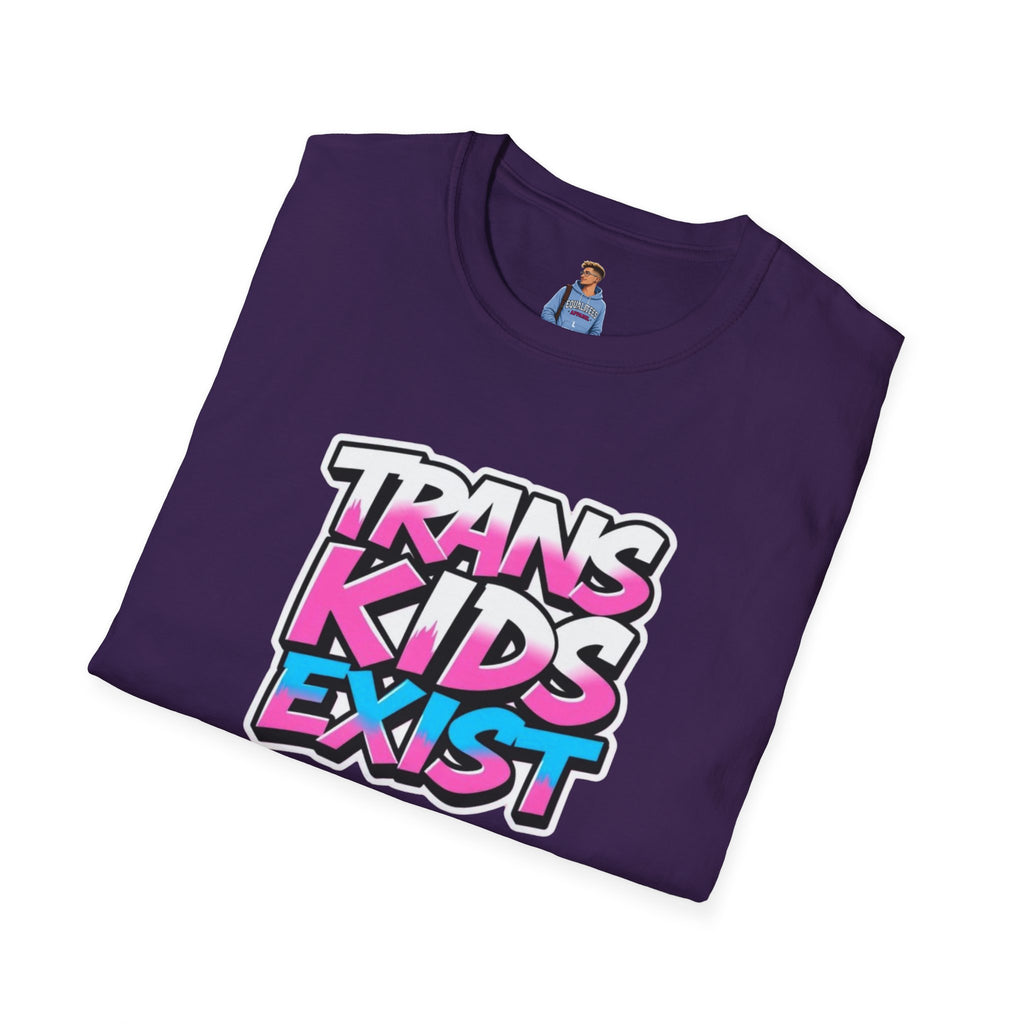 Trans Kids Exist Unisex Softstyle T-Shirt