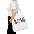 Rainbow Love Tote Bag