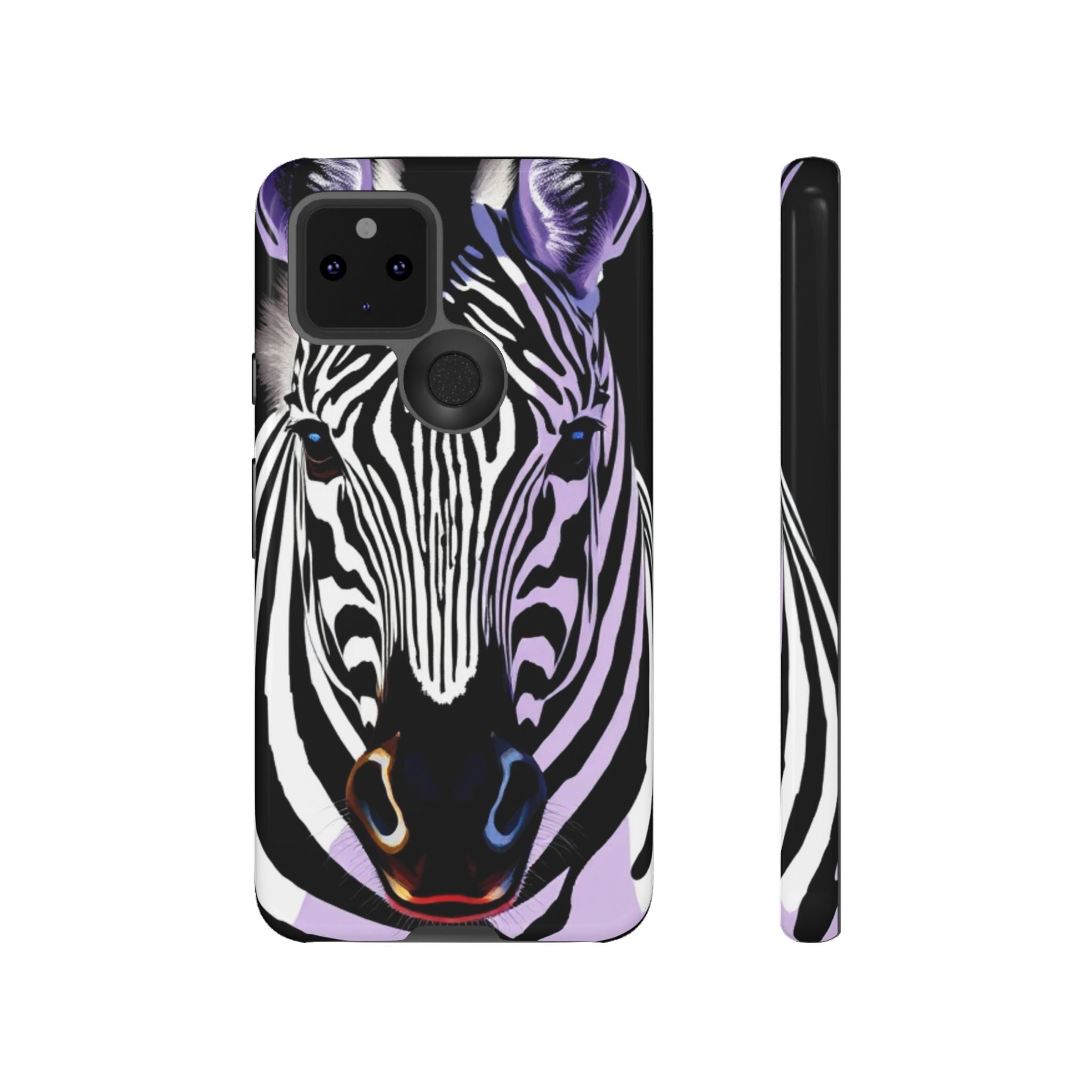 Android OR iPhone Compatible Cases - Zebra Design - Unique Tough Cases